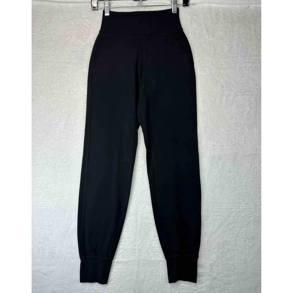 Lululemon Align High-Rise Jogger Women 2 Black Nulu Fabric Pockets